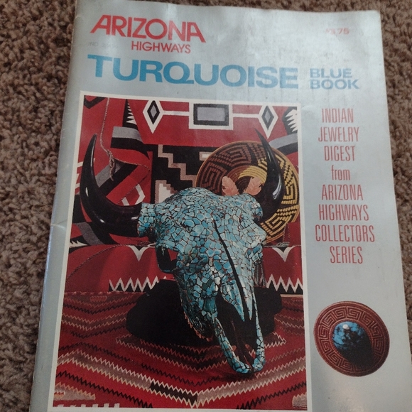 Vintage Arizona Highways Magazine the Turquoise Blue Book IND 38499 - Picture 1 of 8
